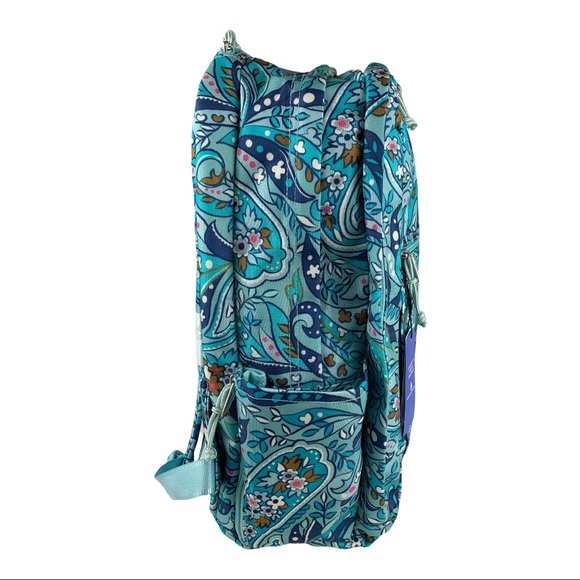 Vera Bradley Lighten Up Grand Backpack Daisy Paisley - Picture 3 of 10